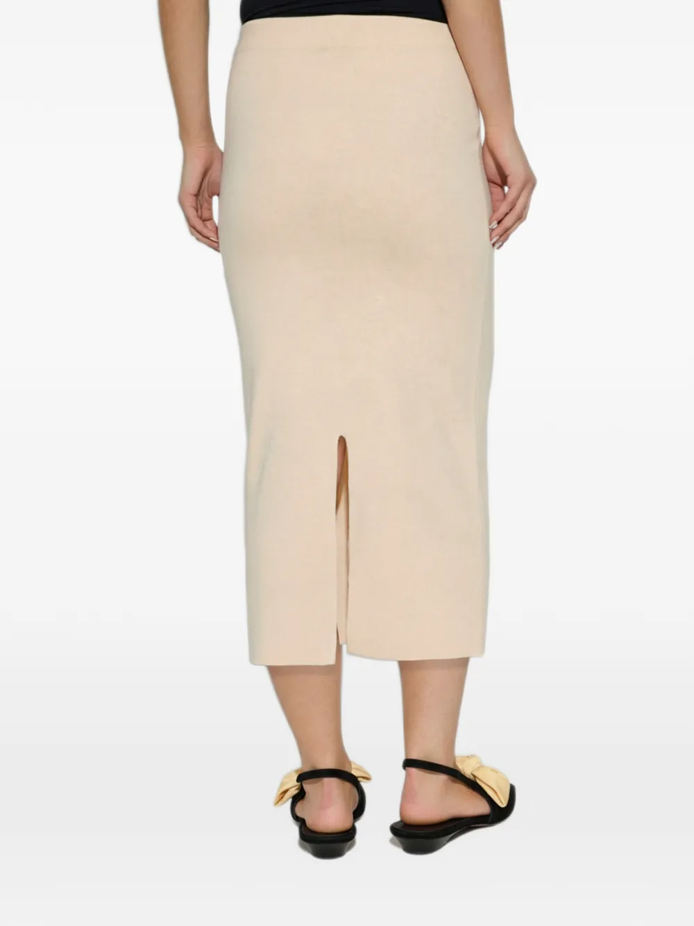 By Malene Birger Estille Midi Skirt In Neutral