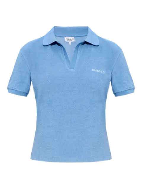 Hunza G playera con logo bordado