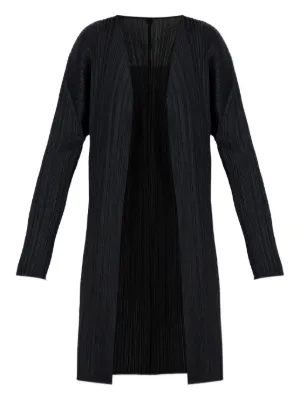 Pleats Please Issey Miyake プリーツ シングルコート | ブラック
