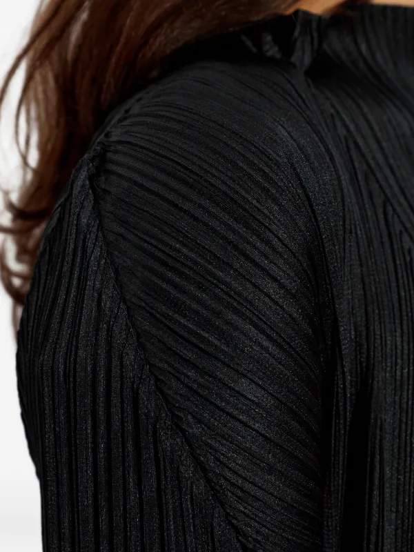 Pleats Please Issey Miyake プリーツ コート | ブラック | FARFETCH JP