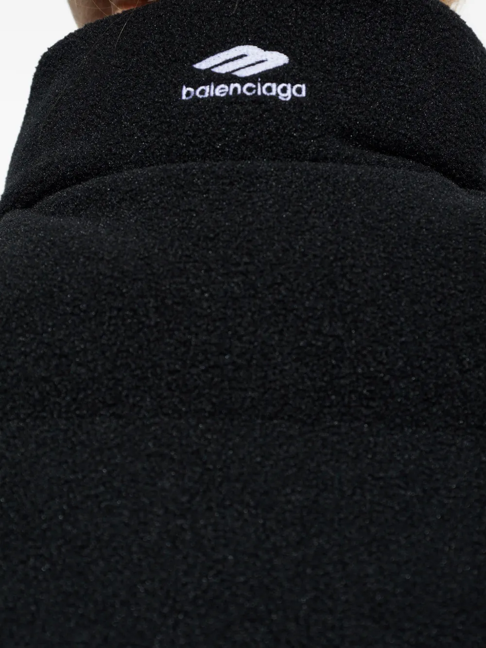 Balenciaga Bodywarmer van imitatiebont Zwart