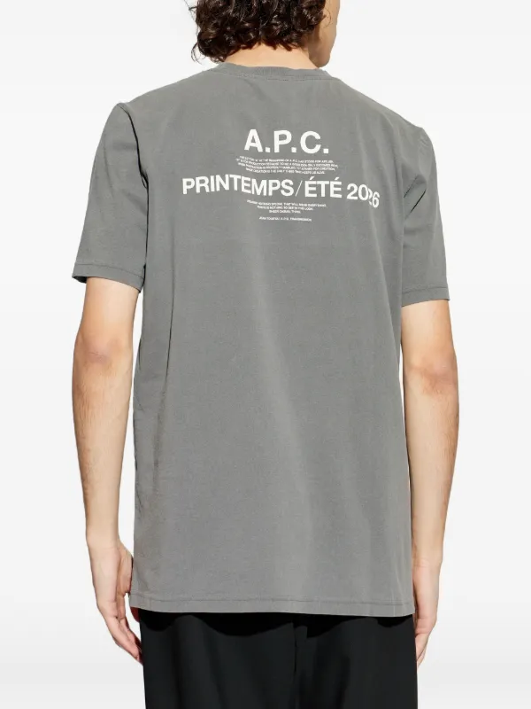 A.P.C. クルーネック Tシャツ | グレー | FARFETCH JP