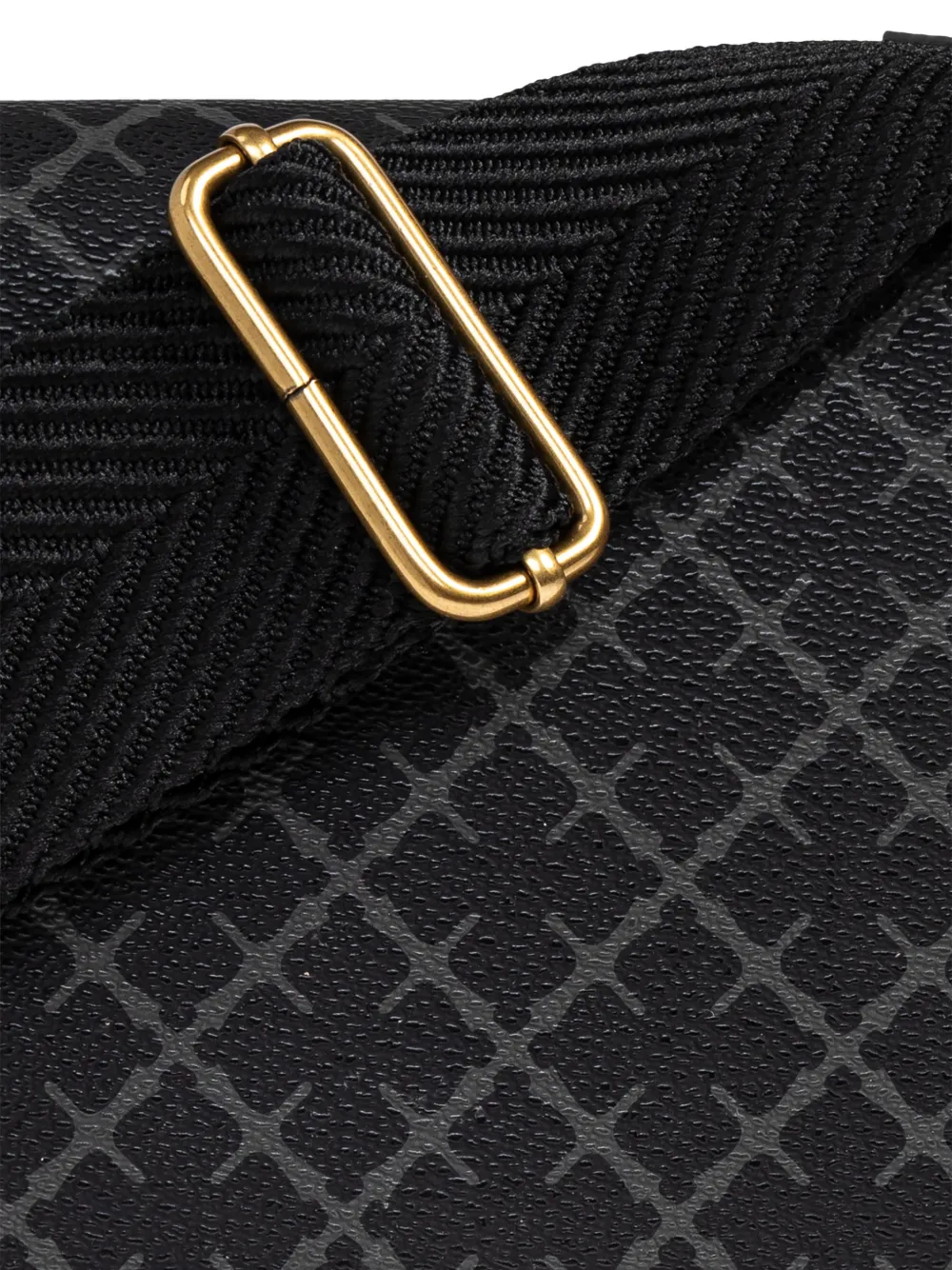 By Malene Birger Loenna Geometric-pattern Shoulder Bag In Black