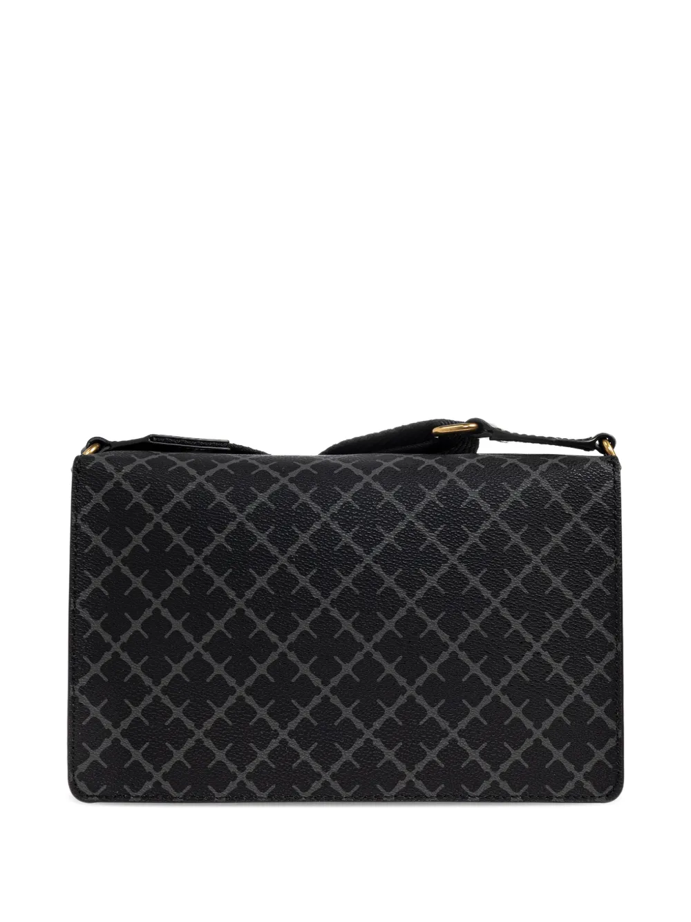 By Malene Birger Loenna Geometric-pattern Shoulder Bag In Black