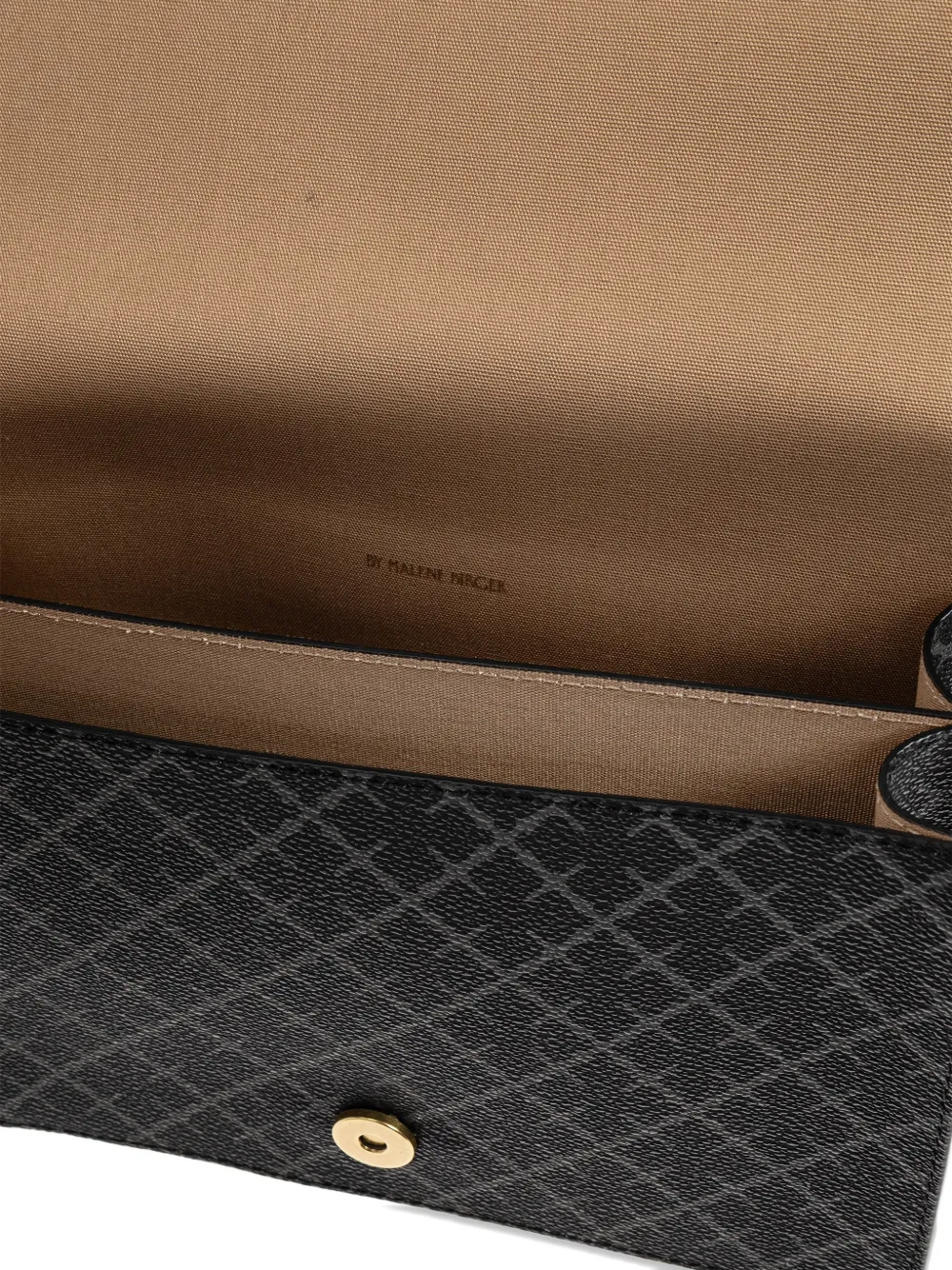 By Malene Birger Loenna Geometric-pattern Shoulder Bag In Black