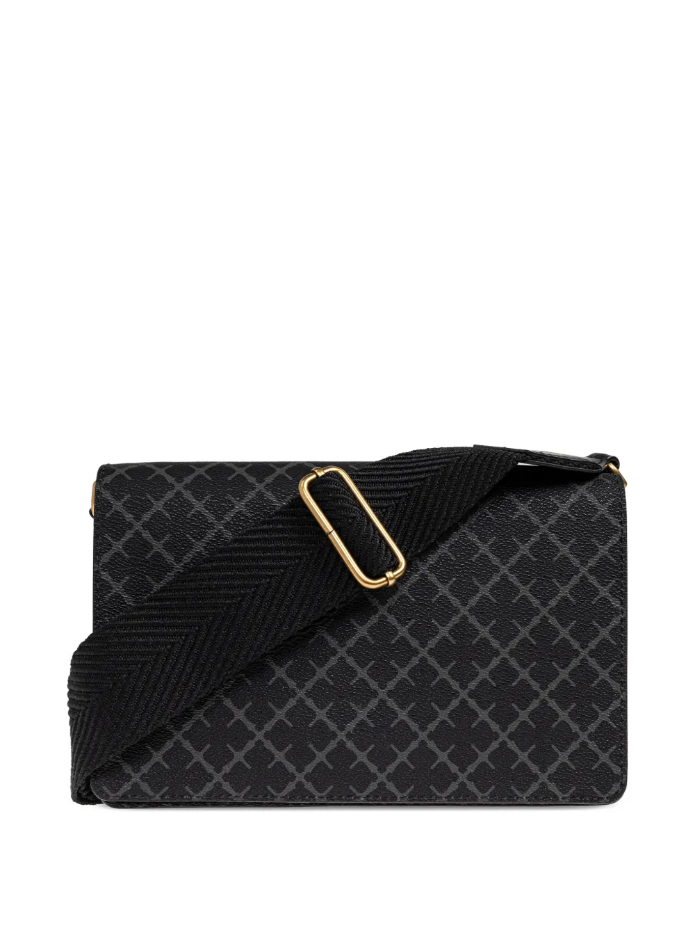 By Malene Birger Loenna geometric-pattern shoulder bag - Nero