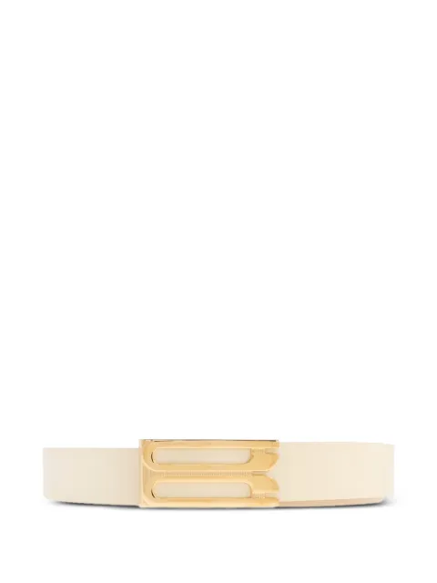 Victoria Beckham logo-buckle leather belt