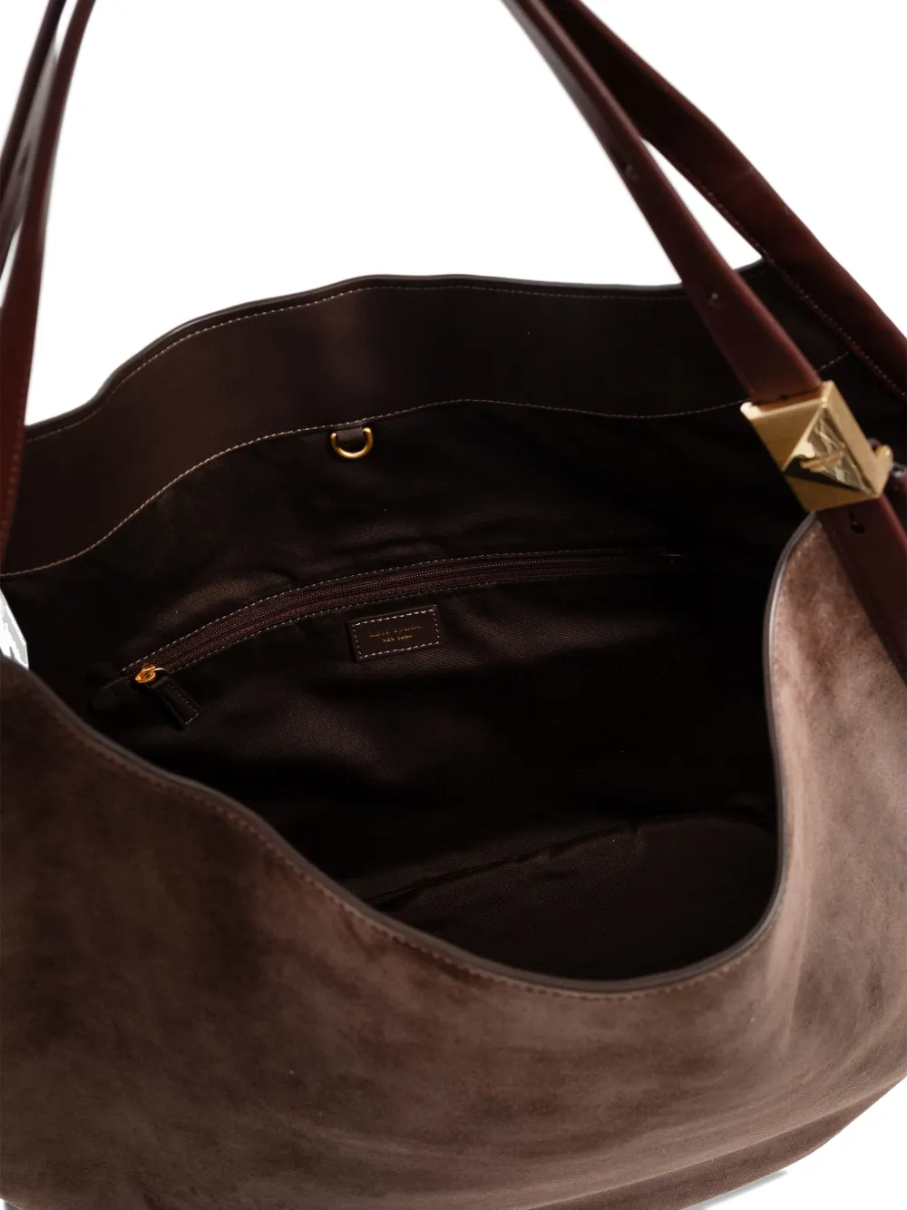 Kate Spade Large Deco Suede Tote Bag In Brown