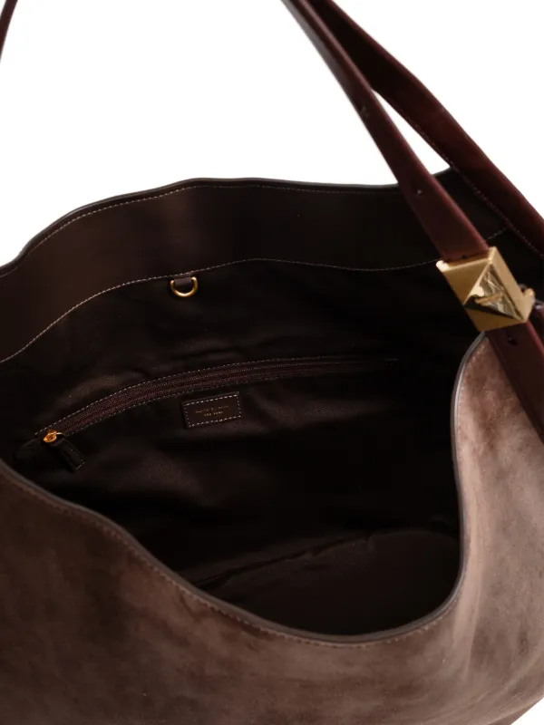 Kate Spade Large Deco Suede Tote Bag | Brown | FARFETCH