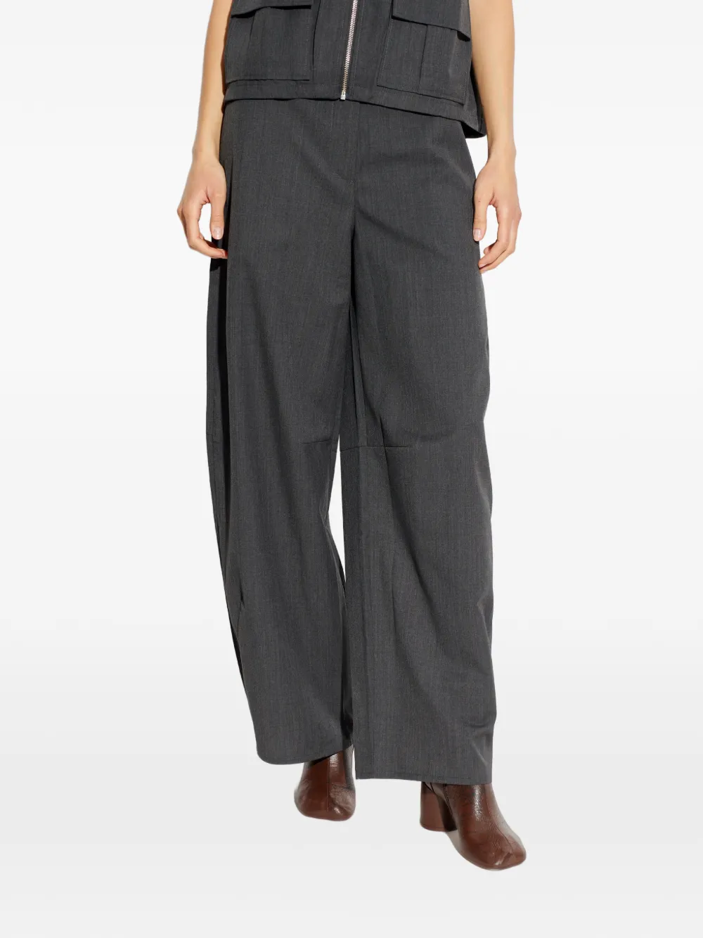  Samsoe Samsoe Saroko Pocket Trousers - Grey 