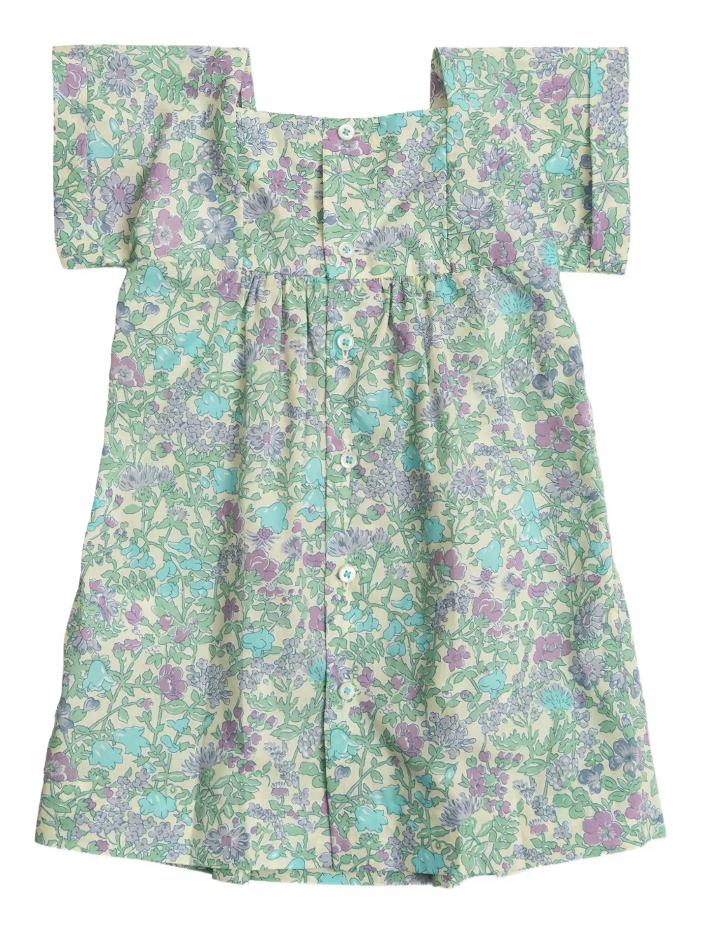 Bonpoint floral-print dress - Beige