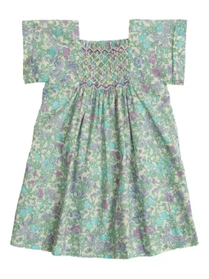 open lace back dress Bonpoint Paysanne Smocked Dress pink – Enfance Baby & Kids main image 1