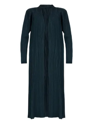 PLEATS PLEASE ISSEY MIYAKE プリーツ Pleats Please Issey Miyake プリーツ コート | グレー | FARFETCH JP