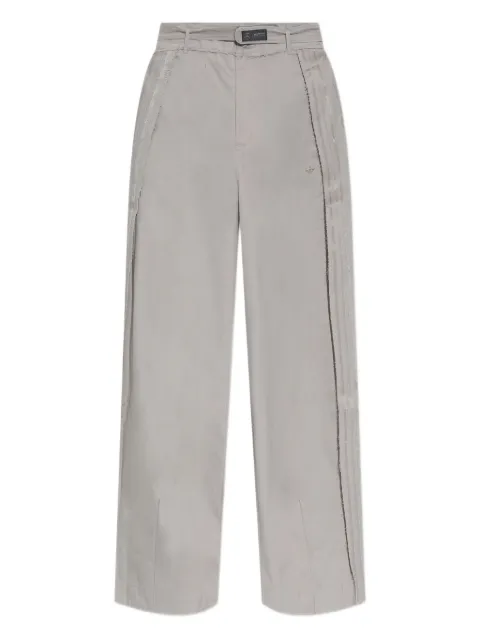 adidas  x Mercedes frayed stripe trousers