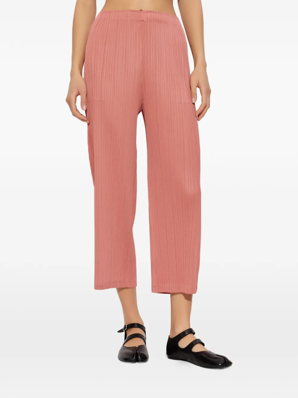 Pleats Please Issey Miyake Plooibroek met naadzak Roze