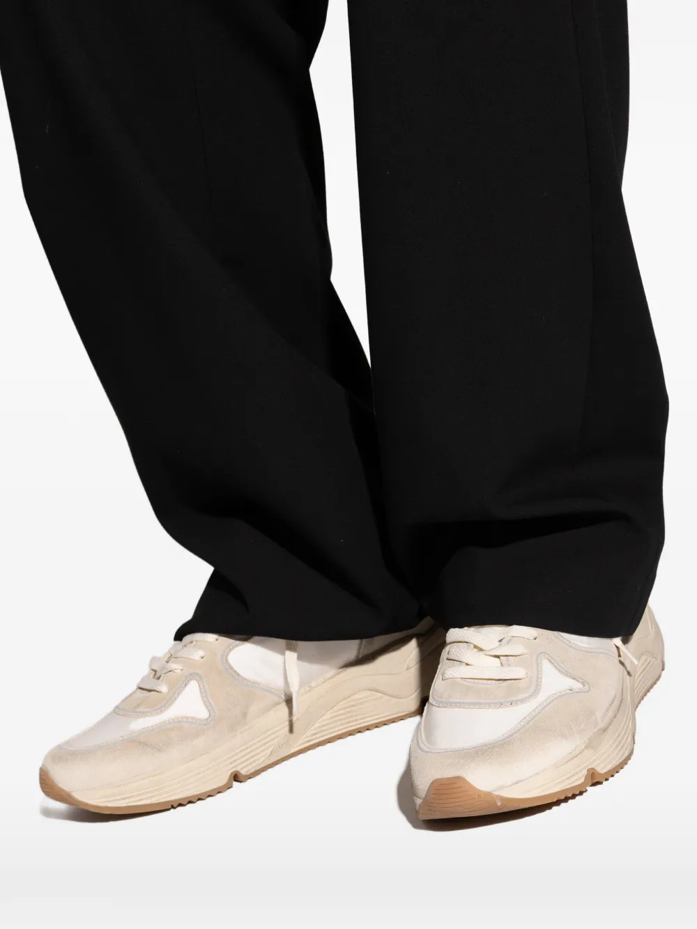 Golden Goose Hardloopsneakers met sterrenpatroon Beige