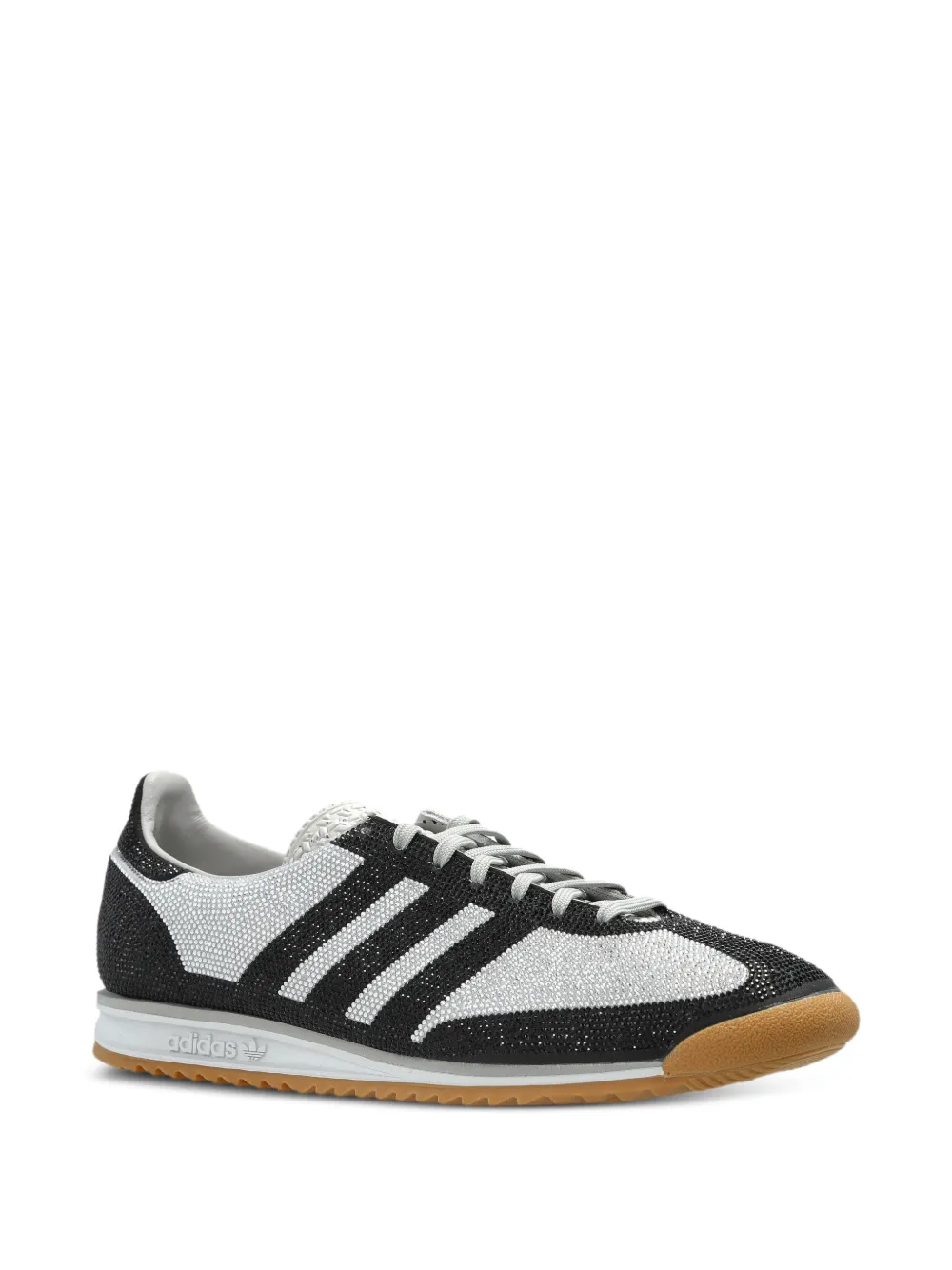 adidas three-stripe lace-up trainers | Low-Tops | Image 2