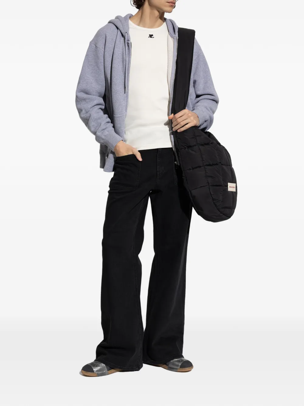 Courrèges vaqueros con bolsillos de parche | Jeans bootcut | Image 2