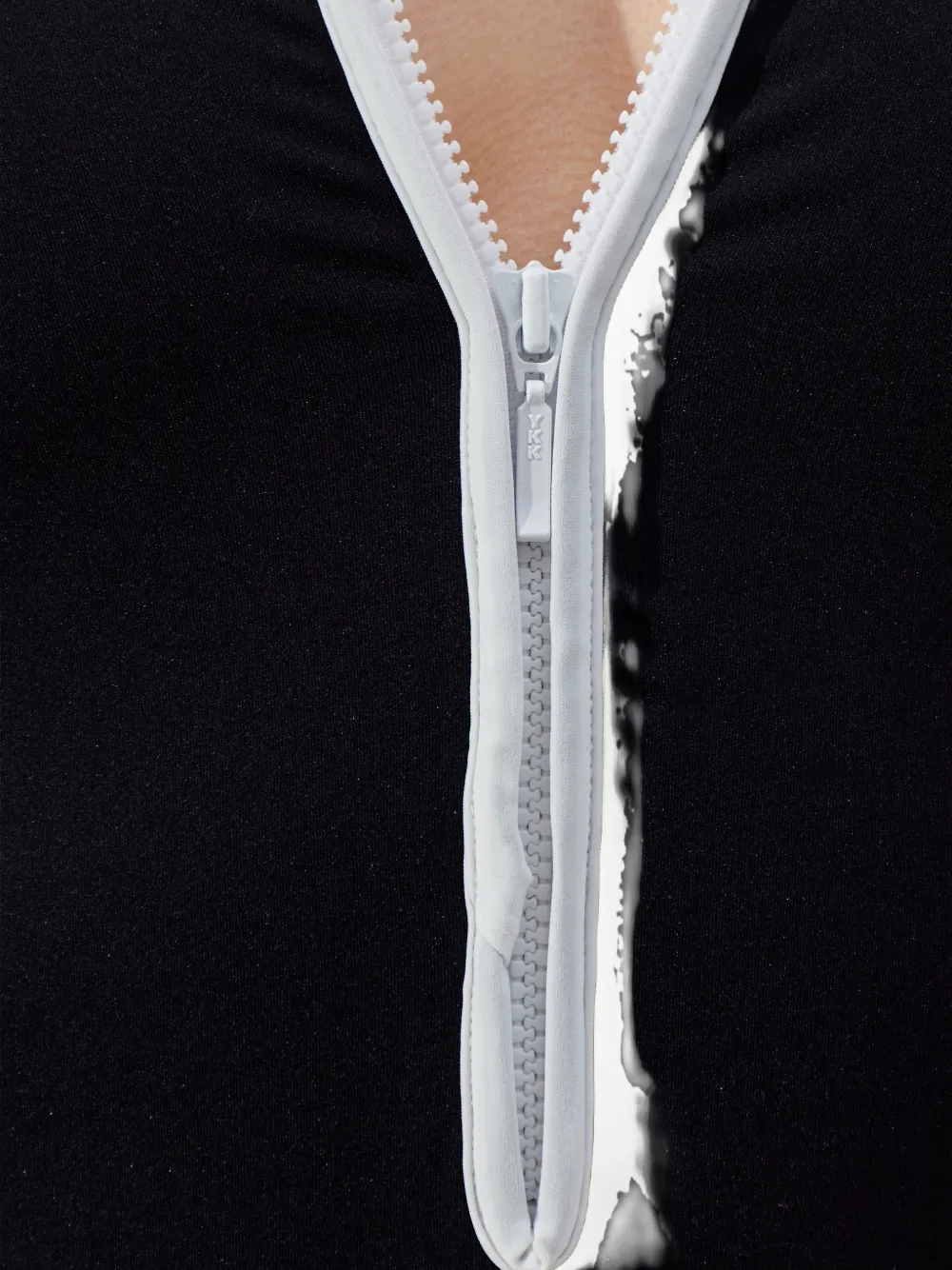 Hunza G Katya Zip Swimsuit In Black