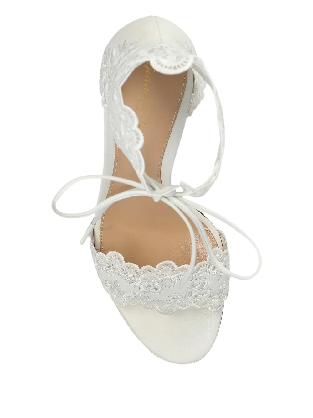 Gianvito Rossi Evie ankle-tie sandals Wit