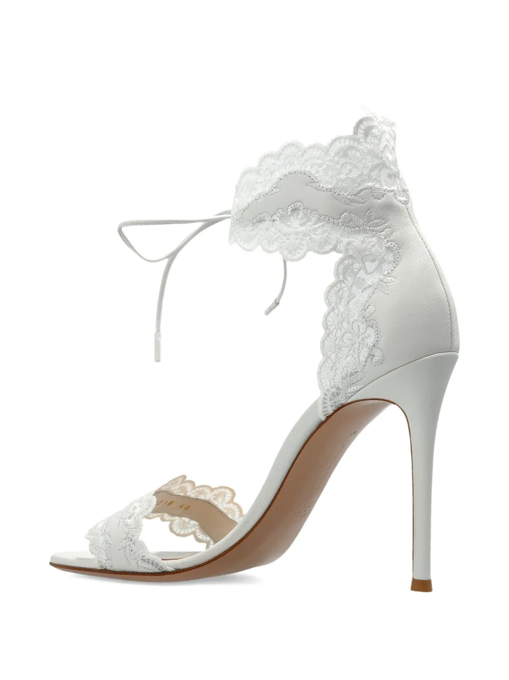 Gianvito Rossi Evie ankle-tie sandals Wit