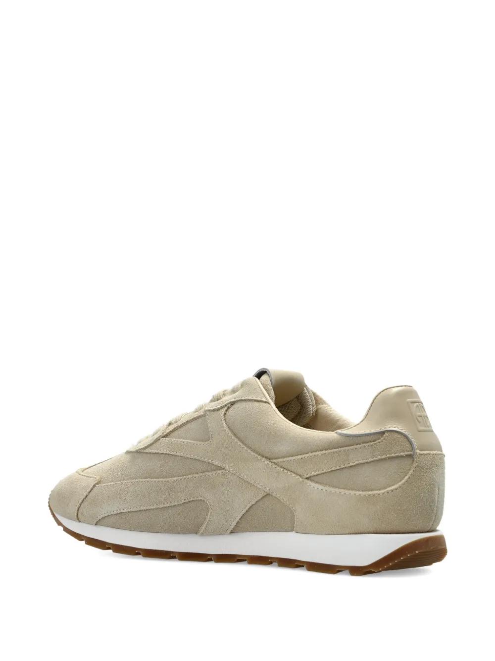 ANINE BING suede panelled sneakers Beige