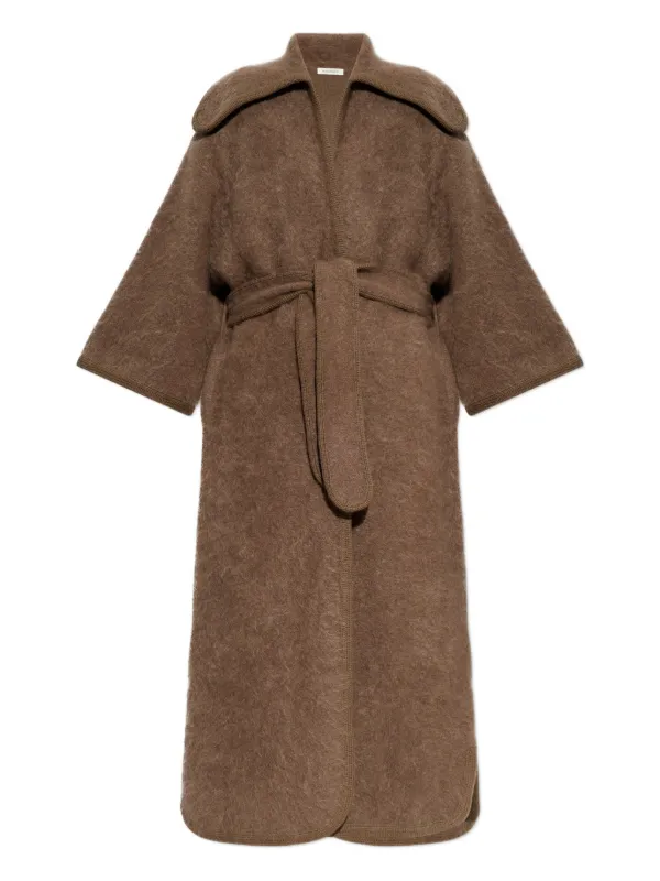 By Malene Birger Mirano Belted Coat | Brown | FARFETCH