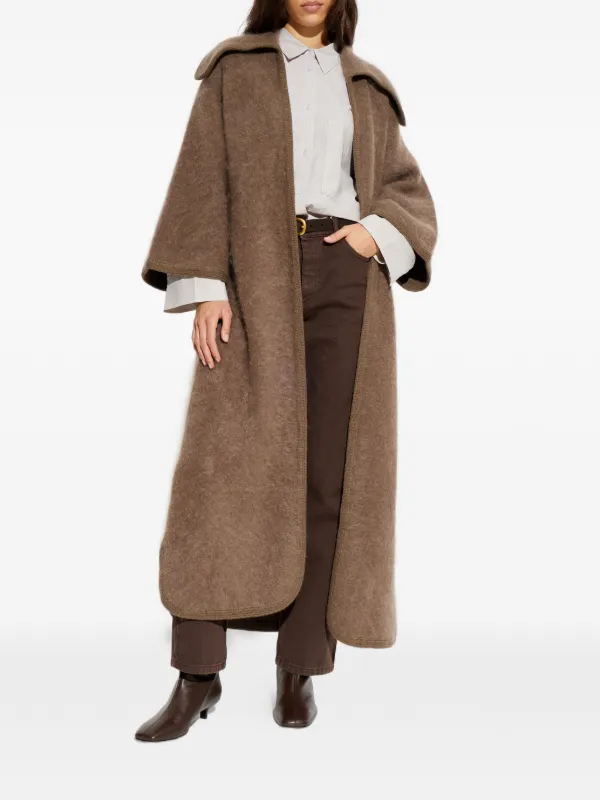 BY MALENE BIRGER 新品アウター、ロングコートジャケット By Malene Birger Mirano Belted Coat | Brown | FARFETCH