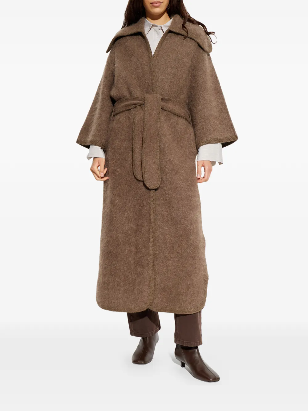  By Malene Birger Mirano Belted Coat - Brown 