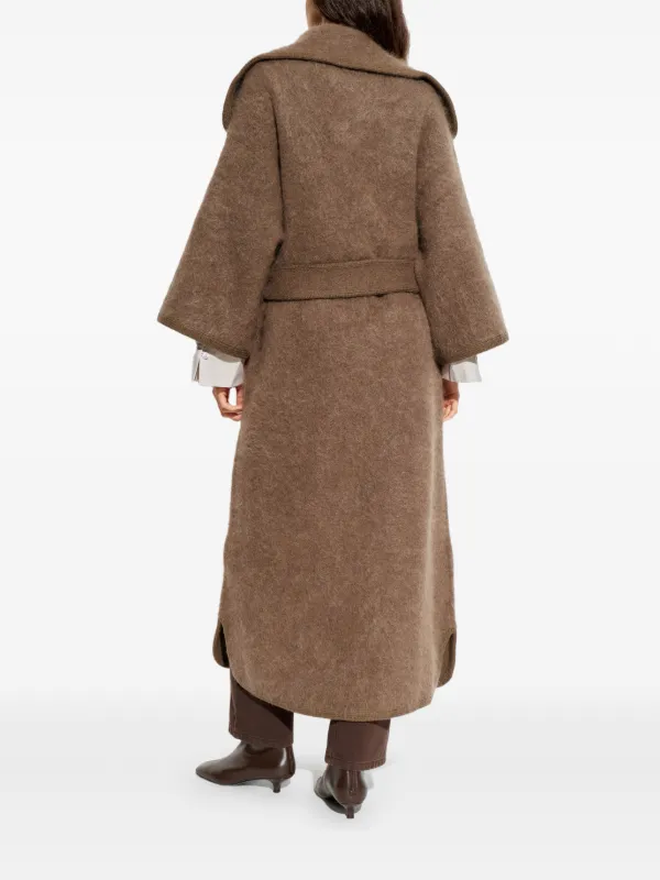 By Malene Birger Mirano Belted Coat | Brown | FARFETCH