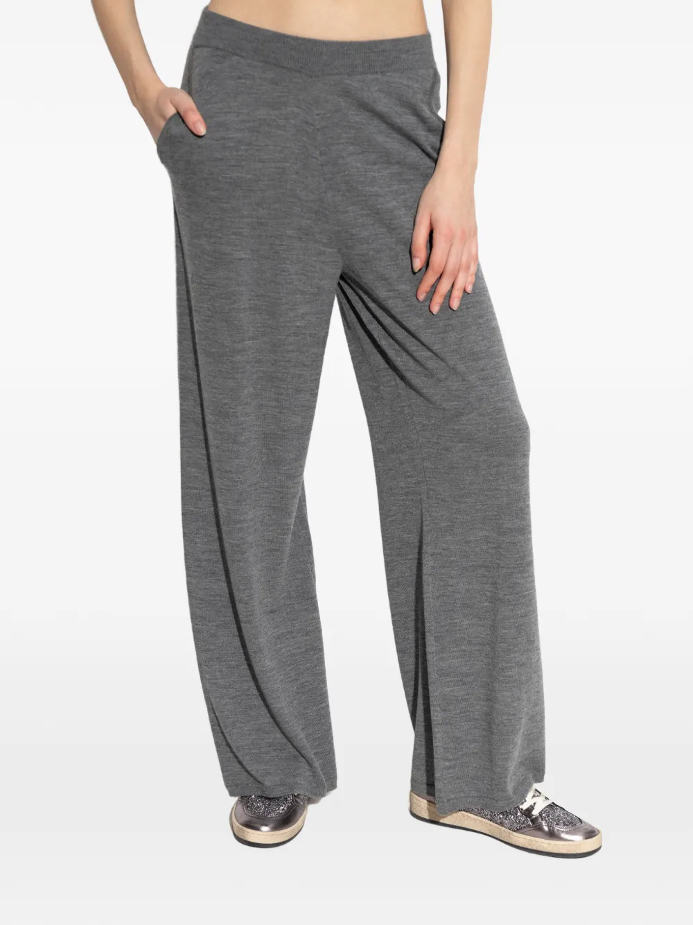 ANINE BING Broek met zak Grijs