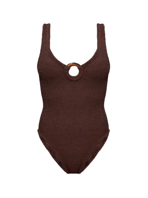 Hunza G Celine crinkle couverage swimsuit
