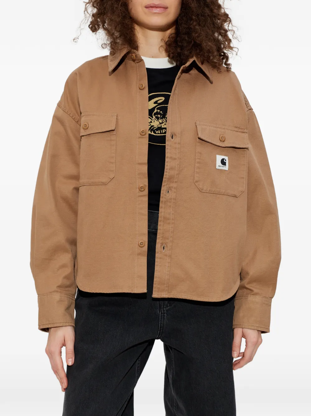 Carhartt WIP Overhemd met zak Bruin