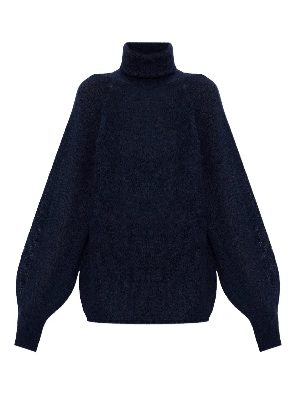 By Malene Birger Magoo Raglan-sleeve Tutleneck Sweater In Blue