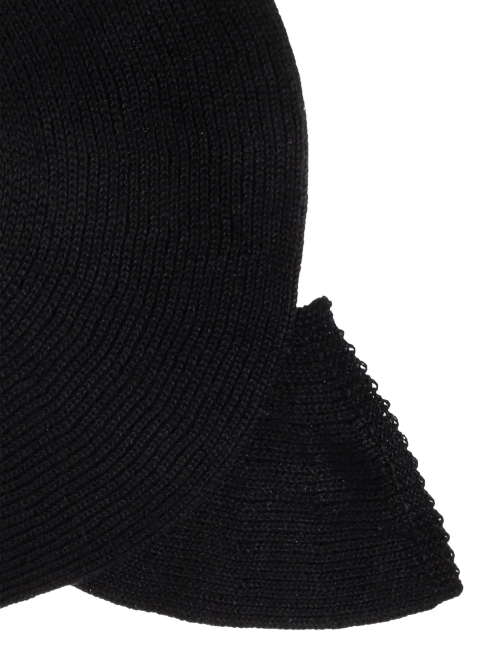 Issey Miyake Ribbed Gloves In Black