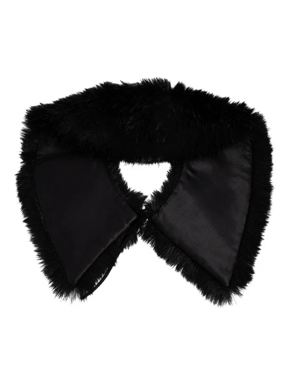 By Malene Birger Cowie faux-fur collar - Zwart