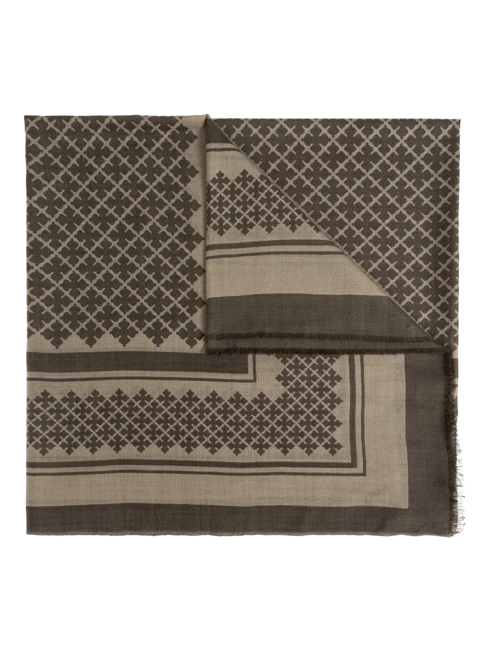 By Malene Birger Julee Patterned Scarf In Brown