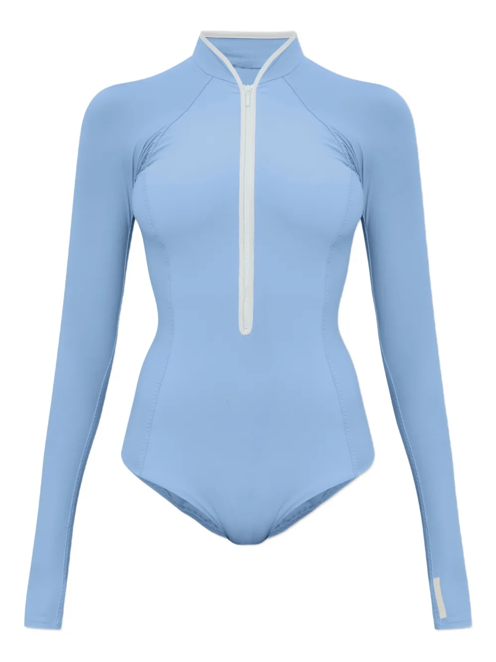 Hunza G Costume da bagno Tyra a maniche lunghe - Blu