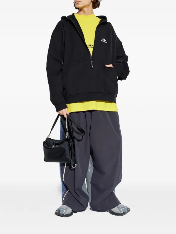Balenciaga logo-embroidered T-shirt | Yellow | FARFETCH