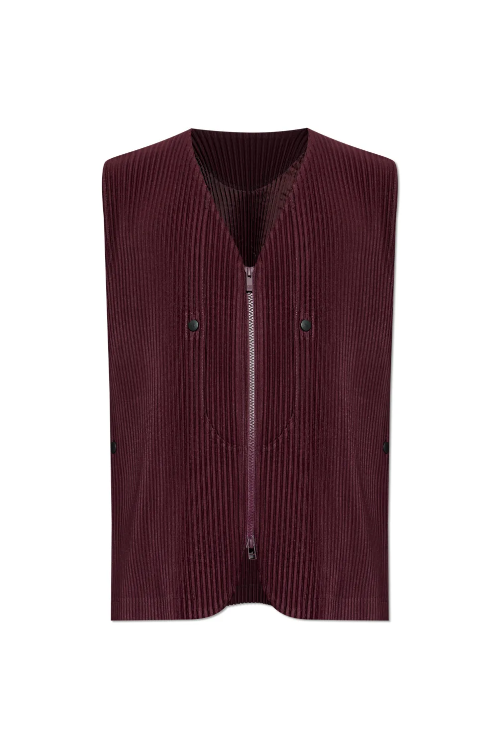 Homme Plissé Issey Miyake Quarry pleated zip-up gilet - Viola