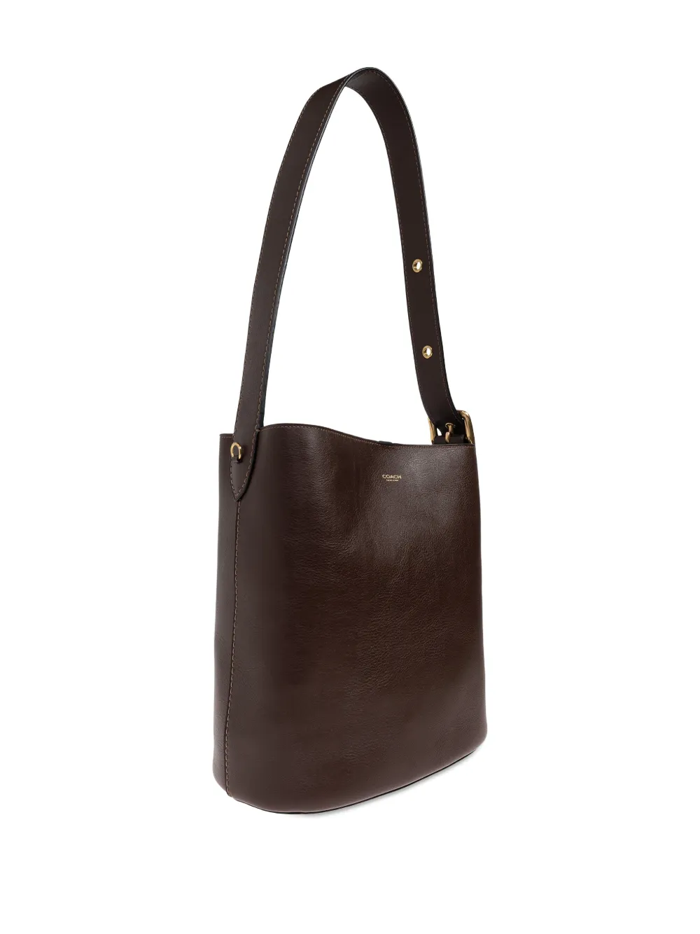  Coach Bleecker Shoulder Strap Tote Bag - Brown 
