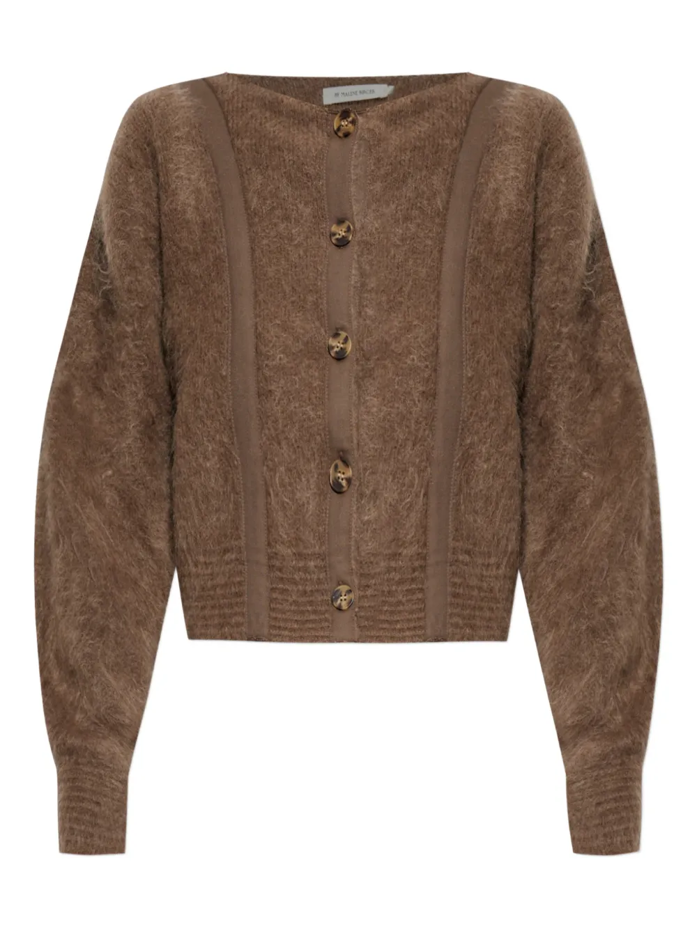 By Malene Birger Pernille Buttoned Panelled Cardigan In Neutral