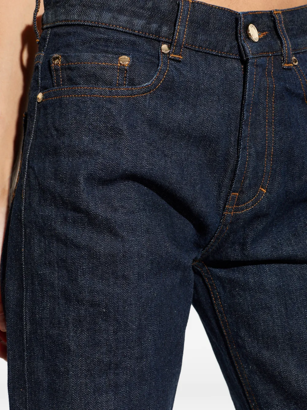 Casablanca Jeans met logodetail Blauw