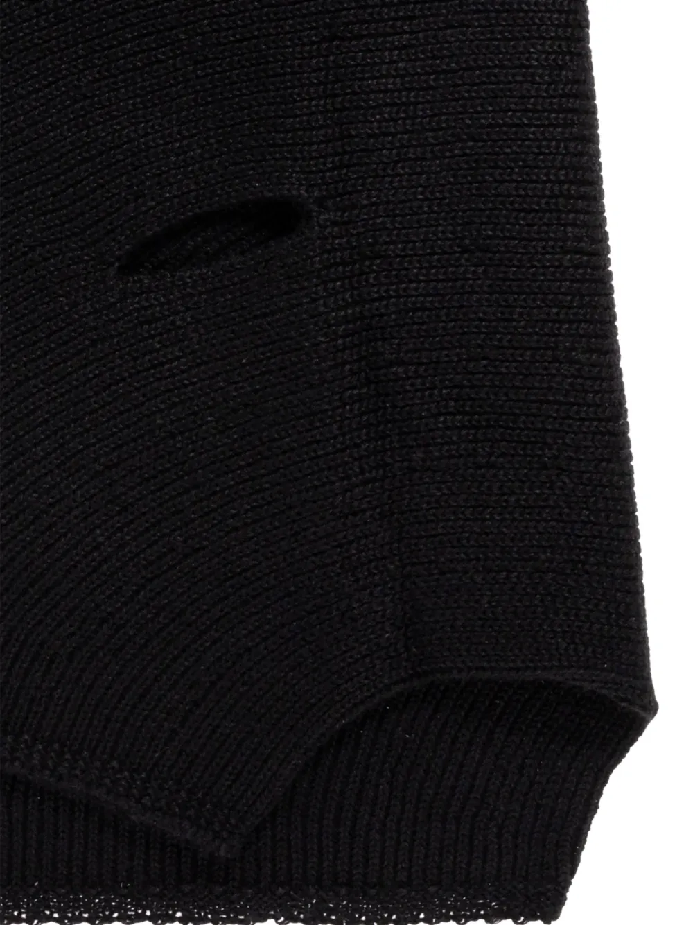 Homme Plissé Issey Miyake ribbed scarf - Zwart