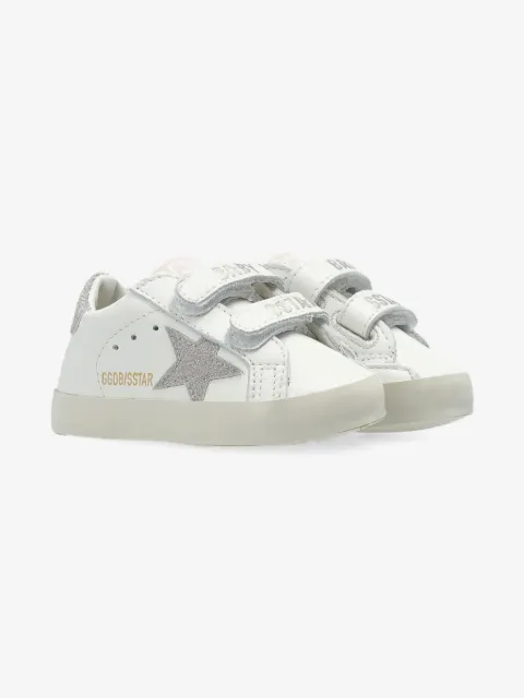 Golden Goose Kids glitter-star sneakers