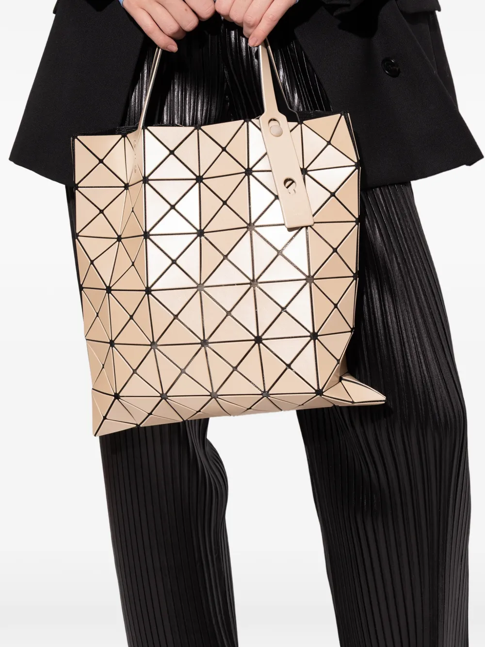 Bao Bao Issey Miyake Lucent geometric tote bag - Beige