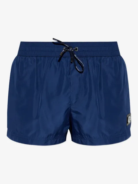 Dolce & Gabbana short swim trunks with branded tag