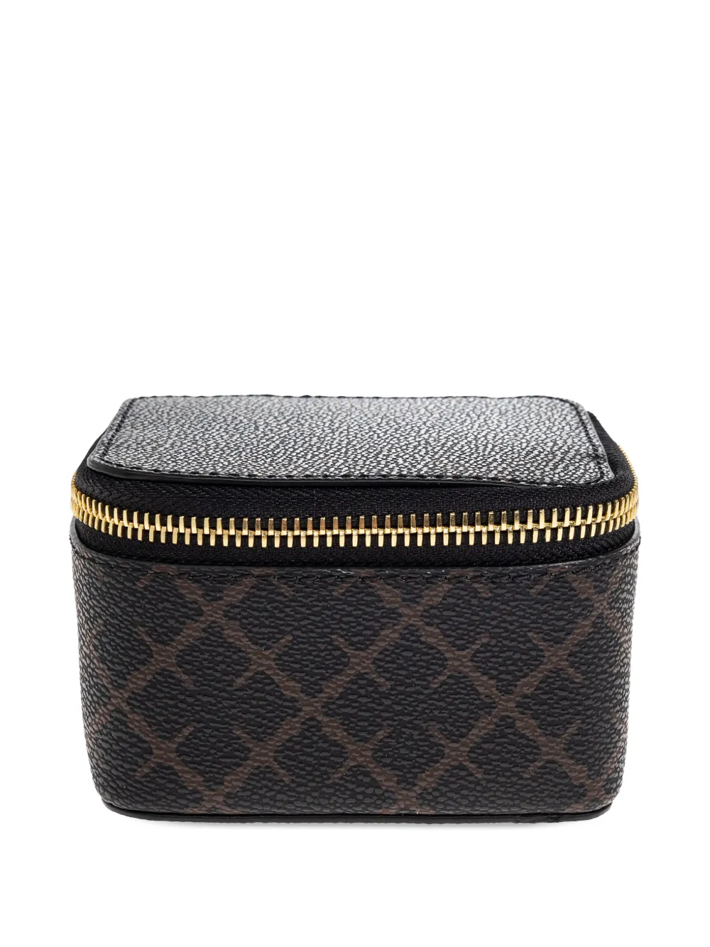 By Malene Birger Bae patterned zip jewellery box | Black | Image 1
