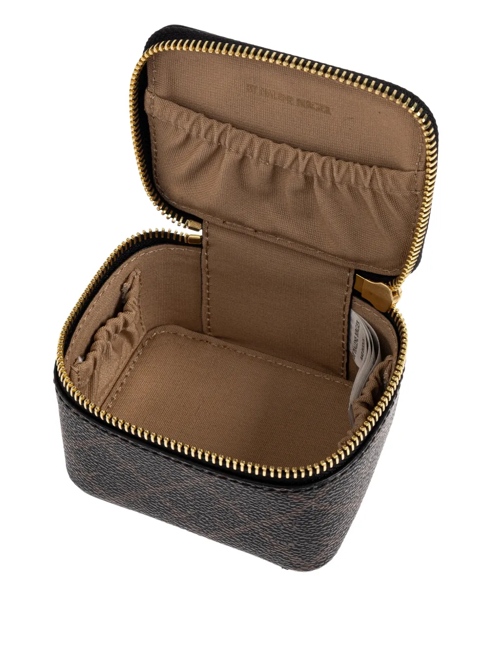 By Malene Birger Bae Patterned Zip Jewellery Box In Black