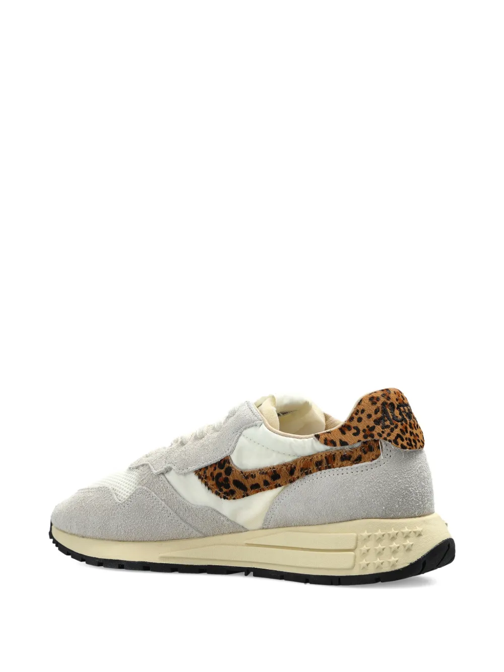 Autry Reelwind sneakers met luipaardprint Grijs